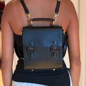 Elegant Black Purse/  Backpack